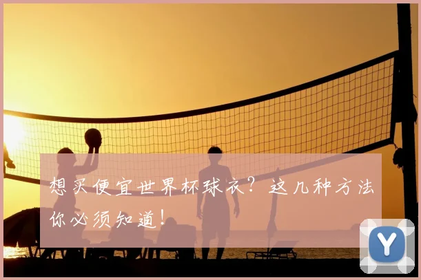 想买便宜世界杯球衣？这几种方法你必须知道！