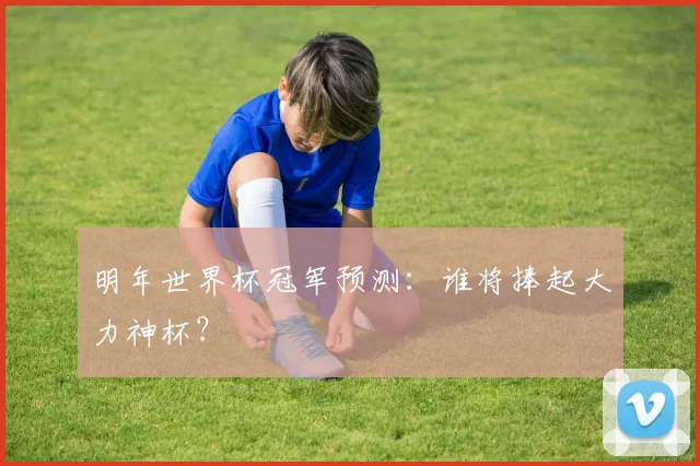 明年世界杯冠军预测:谁将捧起大力神杯?